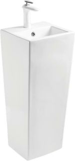 Раковина напольная SantiLine SL-4010 35см белый